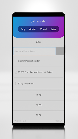 GoalGettr Todo Screenshot 3