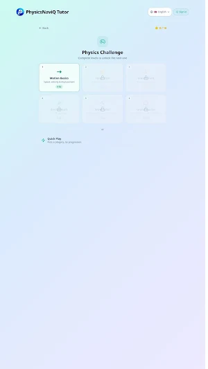 PhysicsNaviQ Tutor Screenshot 1