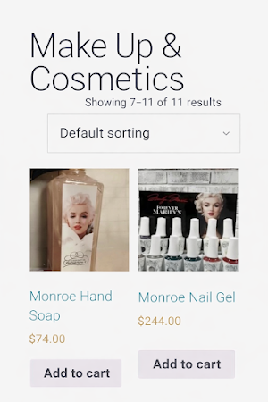 Marilyn Monroe Shops Screenshot 1