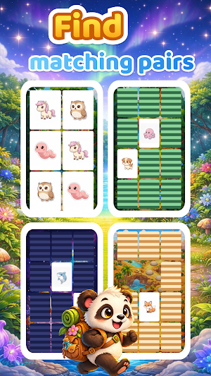 Panda Card Match Screenshot 1