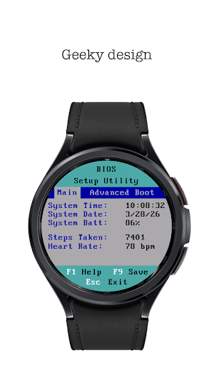BIOS Watch Face Screenshot 0