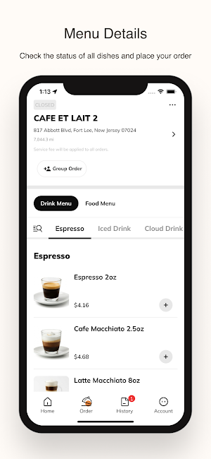 Cafe Et Lait Screenshot 1