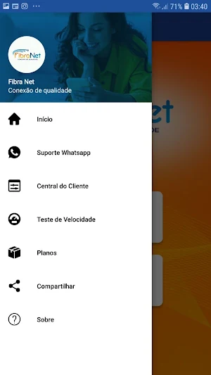 Fibranet - Aplicativo Oficial Screenshot 2