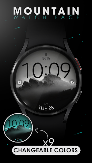 Mountain minimal watch face Screenshot 2