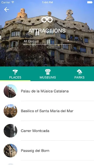 Barcelona Travel Pangea Guides Screenshot 1