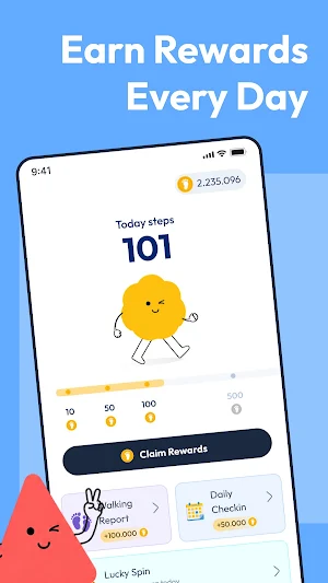 Walk On: Step Counter Rewards Screenshot 1