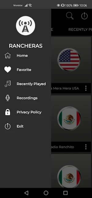 Emisoras Rancheras México USA Screenshot 0