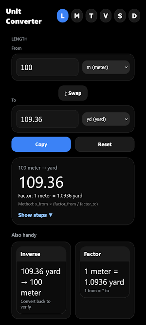 Unit Converter Screenshot 0