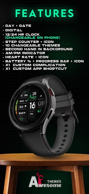 Zenith - Digital Watch Face Screenshot 3