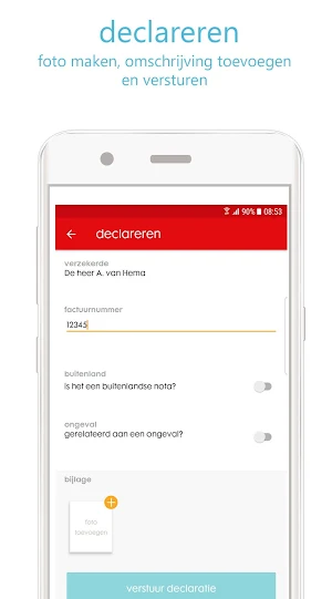 HEMA Zorg app Screenshot 1