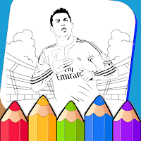 coloring football stars