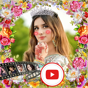 Flower video maker with music Screenshot 1