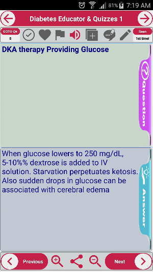 Diabetes Educator :Study Notes, Concepts & Quizzes Screenshot 2