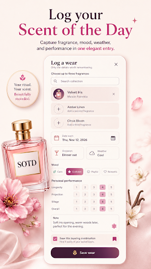 Perfume SOTD Fragrance Diary Screenshot 0