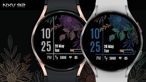 NXV92 Flora Elegant Watch Face Screenshot 0