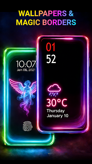 Neon Edge Lighting - Glow Screenshot 1