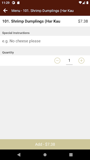 Royal Palace Seafood Screenshot 2
