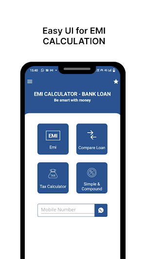Aadhar Pe EMI Loan Calculator Screenshot 0