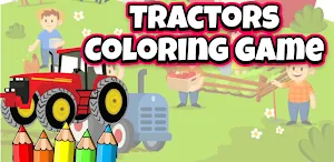 tractor coloring page Screenshot 0