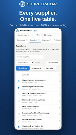 SourceRadar: FBA Sourcing Screenshot 2
