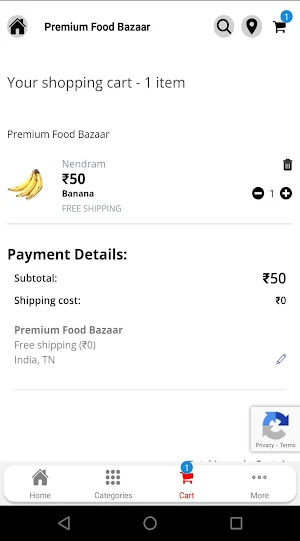 Premium Food Bazaar Screenshot 3