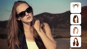 Sunglasses and Hairstyle Photo Screenshot 2