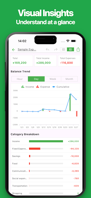 Simple Income & Expense Screenshot 1