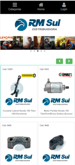 Loja Virtual RM Distribuidora Screenshot 0