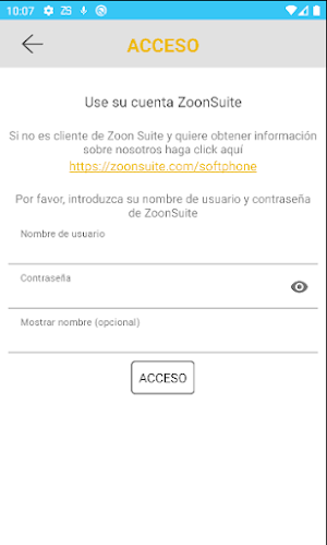 ZoonPhone Screenshot 1