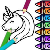 Unicorn for Kids: Draw & Color