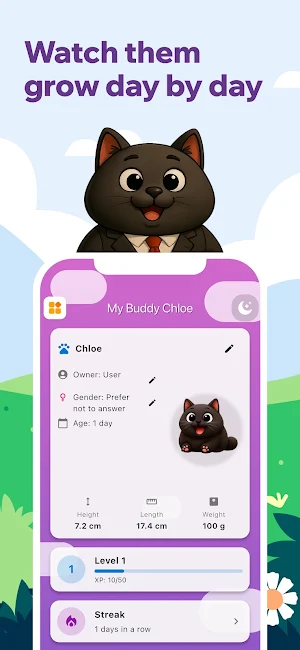 Tabby: Self-Care Pet Screenshot 2