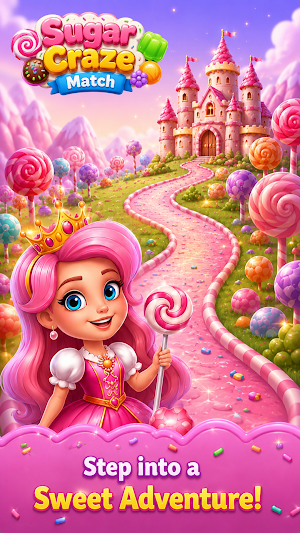 Sugar Craze Match Screenshot 0