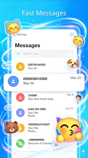 Fast Messages Screenshot 0