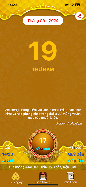Lịch Vạn Niên 2024 - Lịch Âm Screenshot 1