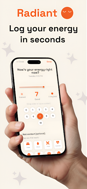RADIANT - Energy Tracker Screenshot 0