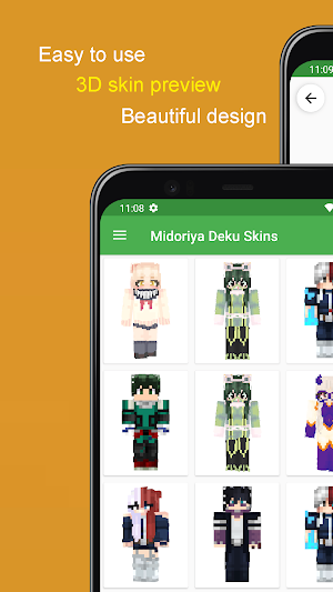 Midoriya Deku Skins for MCPE Screenshot 2