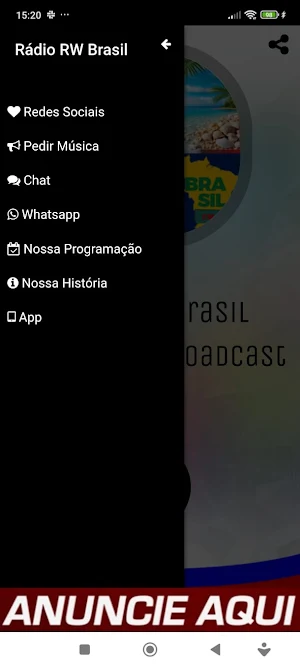 Rádio RW Brasil Screenshot 2