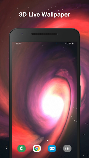 Spiral Galaxy Live Wallpaper Screenshot 0