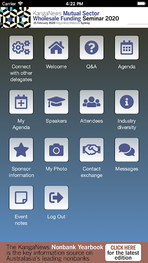 The KangaNews Event App Screenshot 1