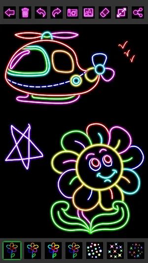Magical Drawing Glow Screenshot 2