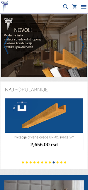 Filić - Proizvodi od stiropora Screenshot 2