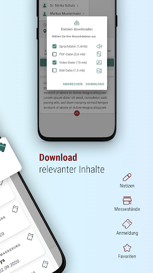 dVeranstaltungsApp Screenshot 1