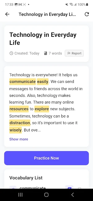 VocabAI – Boost words with AI Screenshot 3
