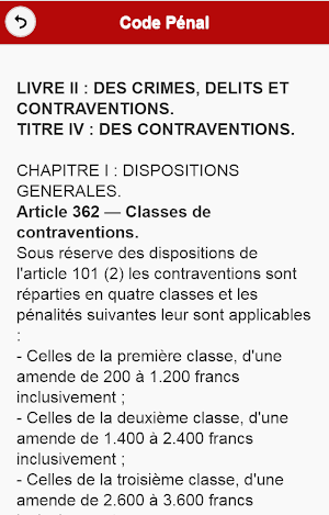 Code Pénal du Cameroun Screenshot 2