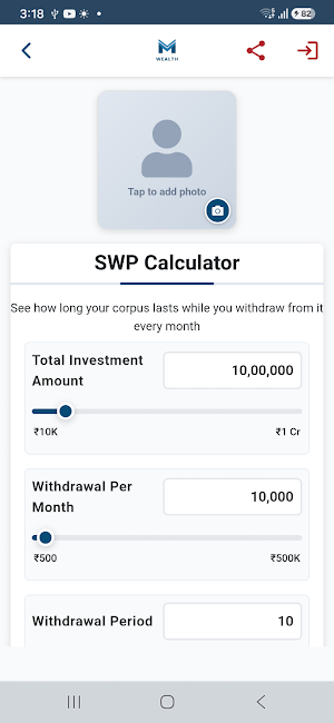 M2M Wealth Screenshot 2