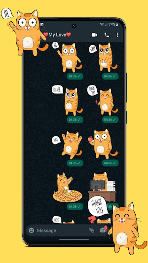 Stickers - Cat WASticker 2023 Screenshot 1