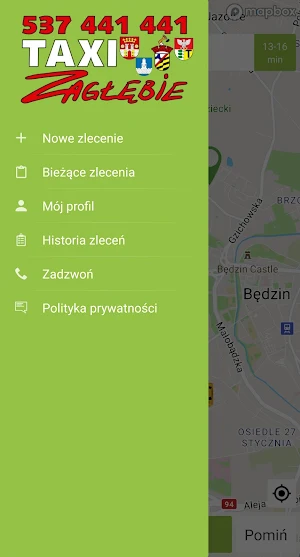 Taxi Zagłębie Screenshot 2
