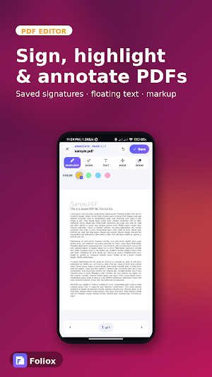 PDF Editor & Scanner - Foliox Screenshot 3