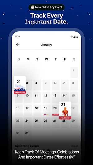 Australia Calendar 2026 Screenshot 1