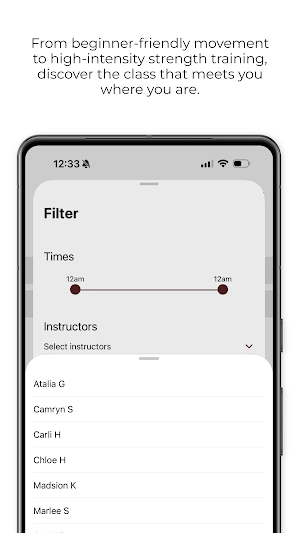 ONE Pilates App Screenshot 3